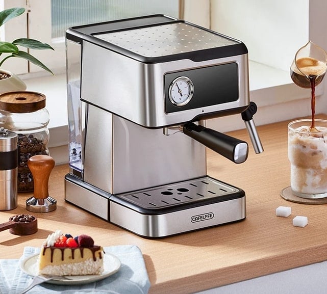 stainless steel best Chinese espresso machine for beginners