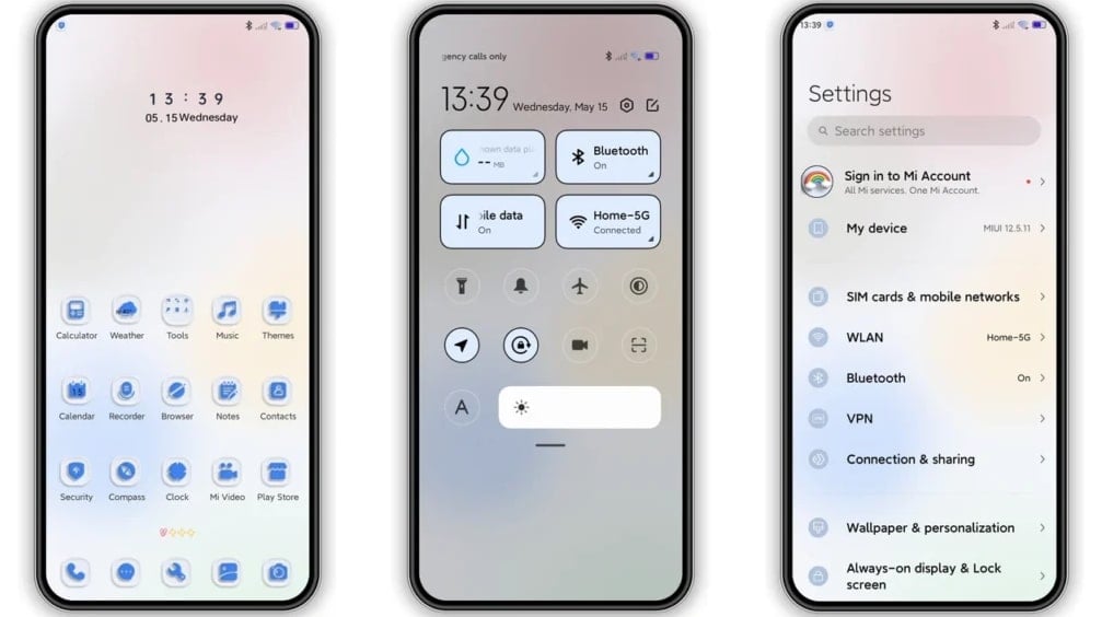 Minimal White OS – HyperOS Native