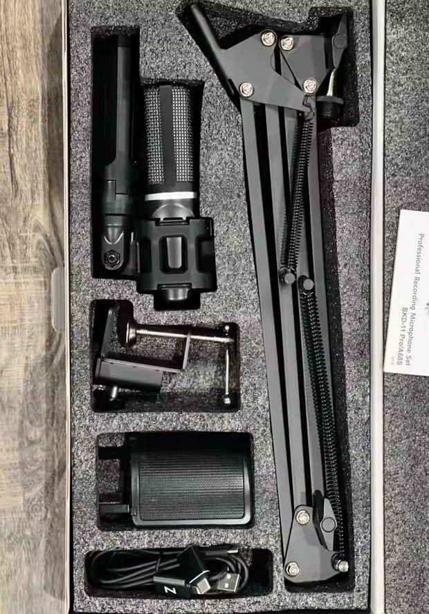 Low-cost condenser mic for YouTube creators